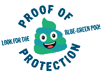 FirstDefense poop poop emoji first defense cow poop Sticker