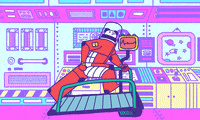 animation GIF by The Rocket Panda