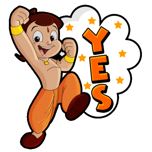 Laugh Lol Sticker by Chhota Bheem