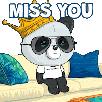 Miss You Love Sticker by PandaPals
