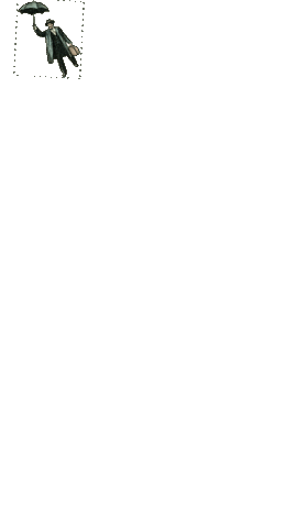 Topnotchvintageshop giphyupload vintage umbrella floating Sticker