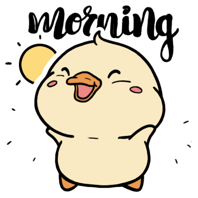 Excited Good Morning Sticker by Sticker Book iOS GIFs