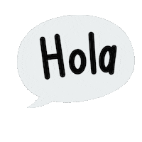Spanish Hello Sticker
