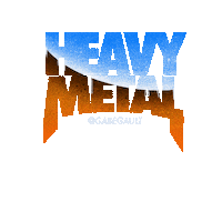 Heavy Metal Rock Sticker