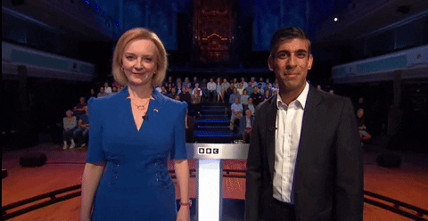 Staring Liz Truss GIF by GIPHY News