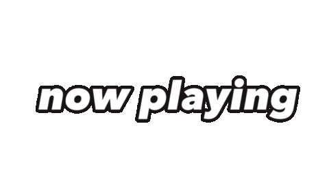 Now Playing Sticker