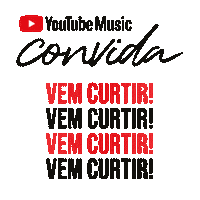 Youtubemusic Youtubeconvida Sticker by Zannzi