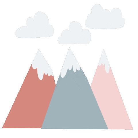 Moving Mountains Illustration Sticker by Christine Polz