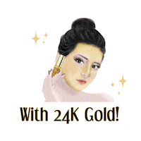 Gold Sticker by MS Glow