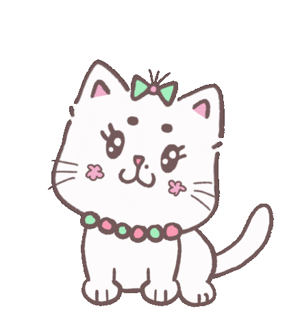 Molecat food hungry pet cute cat Sticker