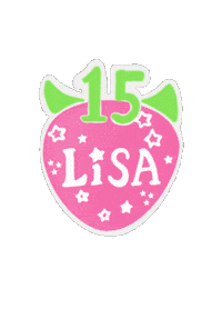 Lisa Strawberry Sticker
