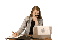 Computer Working Sticker by Nový start