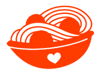 Pasta Spaghetti Sticker by GrossyPelosi