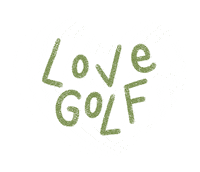 Golf Love Sticker by Catharina Stewart