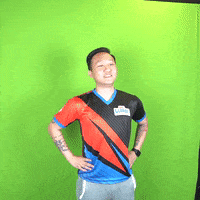 GlobalEsports space up flying superman GIF