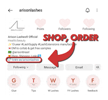 Link In Bio GIF by ArisonLashes