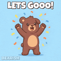 Excited Happy Birthday GIF by BEARISH