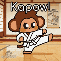 Martial Arts Power GIF by Chimpers