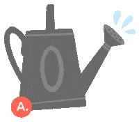 articlemodern plant plants article wateringcan Sticker
