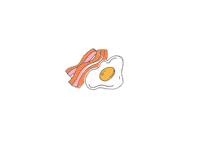 littlemissun breakfast egg eggs english Sticker