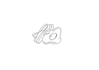 littlemissun breakfast egg eggs english Sticker