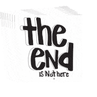 Black And White Words Sticker