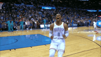 happy lets go GIF by NBA