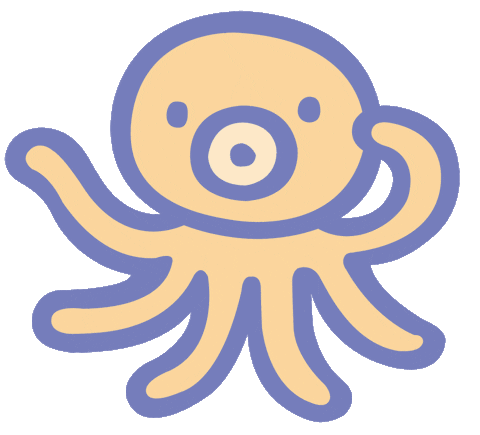 海 タコ Sticker by メリーズ公式