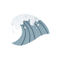 Wave Surf Sticker