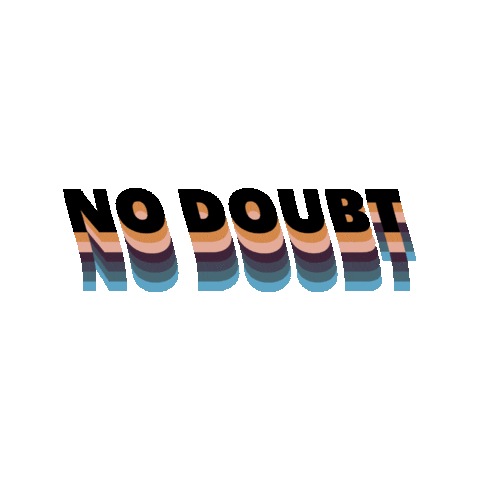 No Doubt Pageant Sticker by Eskew Consulting