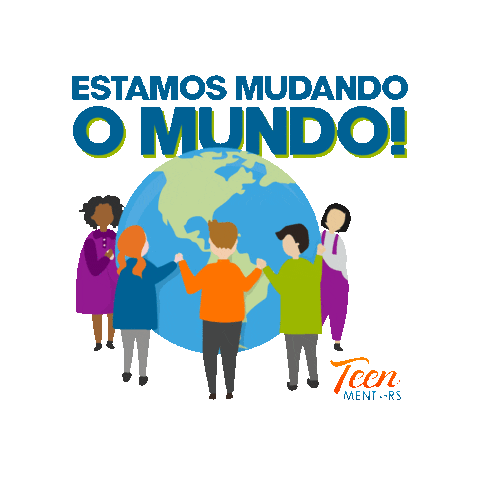 Mudar O Mundo Sticker by Teen Mentors