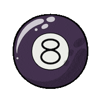 8 Ball Yes Sticker by NickMarsh