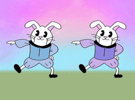 luaart bunny bunnies fairytale rabbits GIF