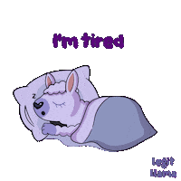 Tired Sheep Sticker by VeeFriends