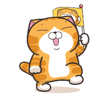 cat walk Sticker by MochiDad
