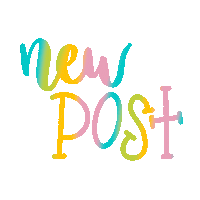 New Post Sticker Sticker