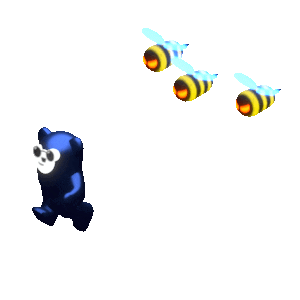 3D Running Sticker by Bobby Flava