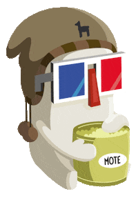 OrigenPeregrino 3d popcorn peru cine Sticker