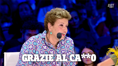 Mara Maionchi Grazie Al Cazzo GIF by Italia's Got Talent
