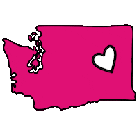 Washington State Sticker by Paige Meredith