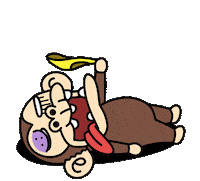 Monkey Surrender Sticker