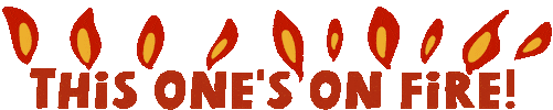 On Fire Art Sticker
