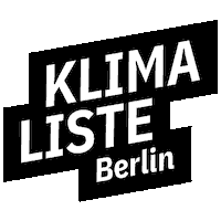 KlimaListeBerlin klimaschutz climatejustice klimawahl klimagerechtigkeit Sticker