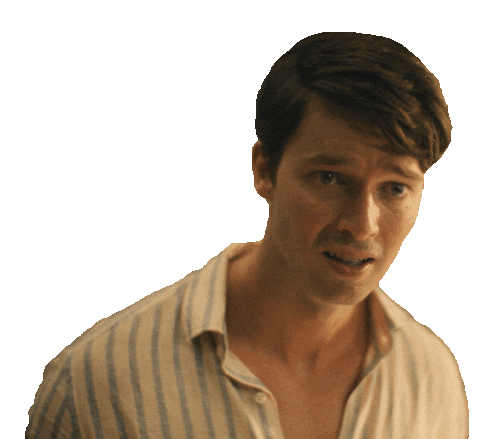 Disgusted Patrick Schwarzenegger Sticker by Max