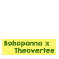 Theovertee Bohopanna Sticker by The Overtee