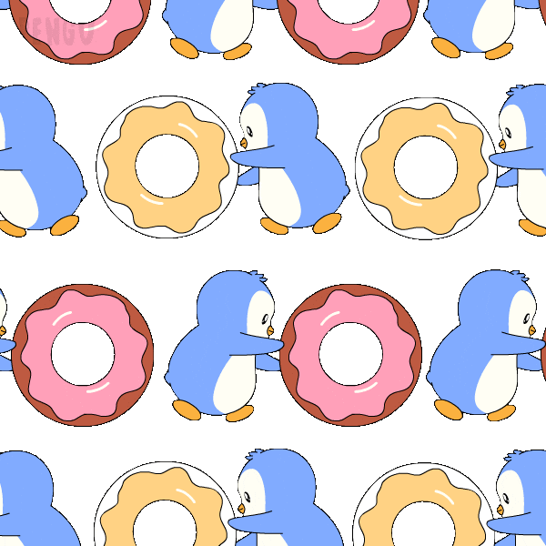 Cinnamon Roll Penguin Sticker by Pudgy Penguins