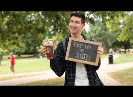 Iced Coffee First Day Of School GIF by Roanoke College