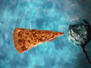 shark attack pizza GIF