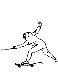 Skateboarding Skating Sticker