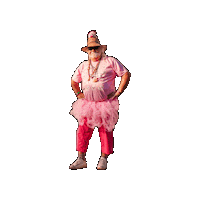 Pink Man Sticker by Lillie's Q